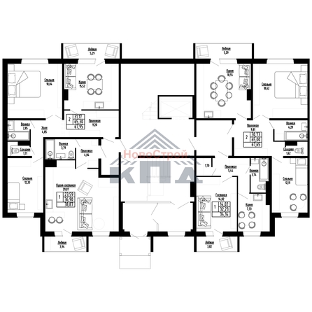 
  Продается 2-комн. квартира, 68 м², ЖК Дом на Марьяновской
. Фото 4.