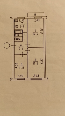 
  Продам 3-комн. квартиру, 46.3 м², Березовая ул, д. 11
. Фото 1.
