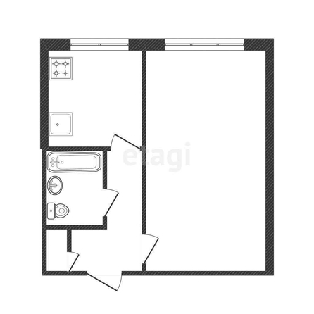 
  Продается 1-комн. квартира, 30 м², Молодова ул, д. 8
. Фото 5.