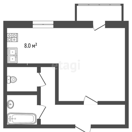 
  Продается 1-комн. квартира, 32.5 м², ЖК Регата, дом 11
. Фото 5.