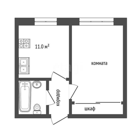 
  Продается 1-комн. квартира, 34 м², Марьяновская 4-я ул, д. 4
. Фото 5.