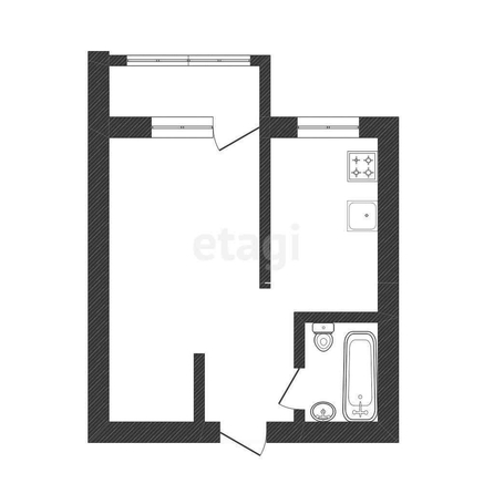 
  Продается 1-комн. квартира, 33.2 м², Осоавиахимовская ул, д. 181к3
. Фото 5.