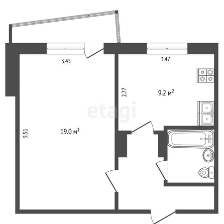
  Продается 1-комн. квартира, 36.9 м², Завертяева ул, д. 13к1
. Фото 5.