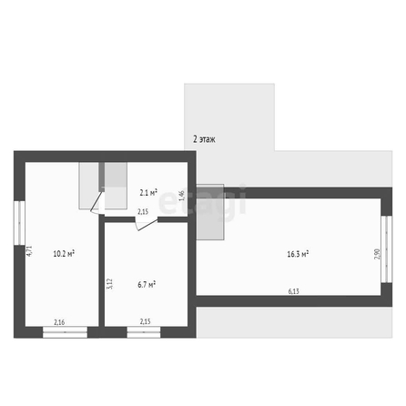 
  Продается дом, 44 м², Омск
. Фото 4.
