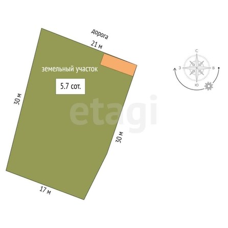 
  Продается дом, 77.8 м², Омск
. Фото 5.