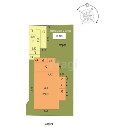 
  Продается дом, 175.6 м², Омск
. Фото 5.