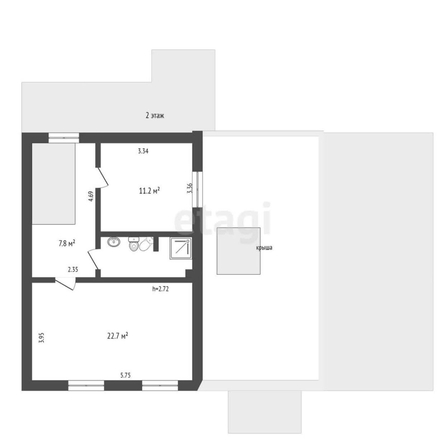 
  Продается дом, 216.1 м², село Троицкое
. Фото 3.