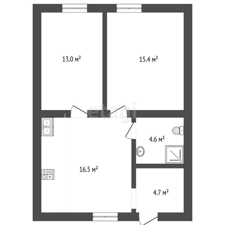 
  Продается дом, 54 м², село Дружино
. Фото 4.