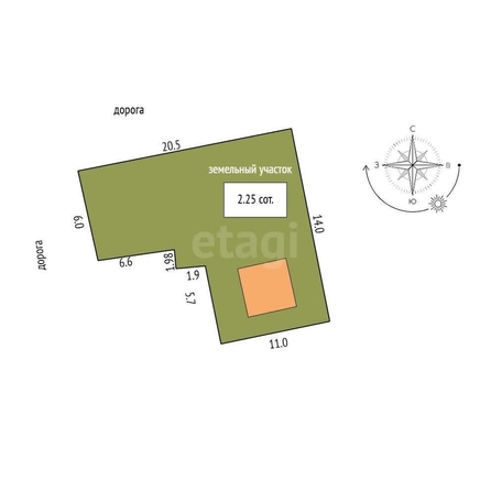 
  Продается дом, 30 м², Омск
. Фото 4.