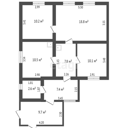 
  Продается дом, 60 м², поселок Конезаводский
. Фото 5.