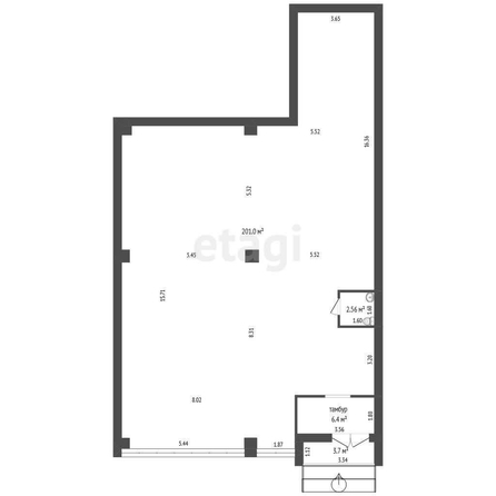 
  Сдается универсальное помещение, 200 м², Рождественского ул, д. 6/1
. Фото 5.