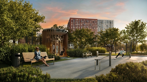 
  Продается 1-комн. квартира, 37.3 м², ЖК Снегири
. Фото 17.