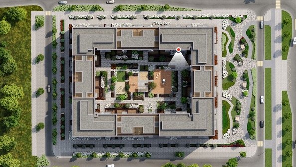 
  Продается 2-комн. квартира, 65.73 м², ЖК Кварталы Драверта, дом 3
. Фото 2.
