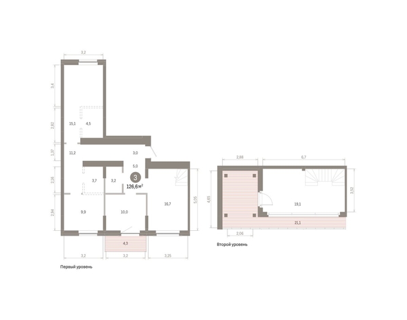 
  Продается 3-комн. квартира, 126.63 м², ЖК Кварталы Драверта, дом 3
. Фото 1.