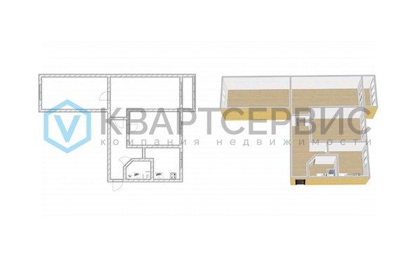 
  Продается 3-комн. квартира 58.6 м². Фото 22.