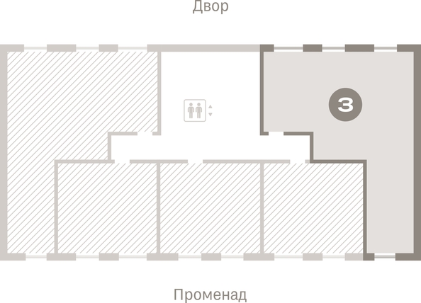 
  Продается 3-комн. квартира 80.81 м², в ЖК Кварталы Драверта, дом 3. Фото 3.