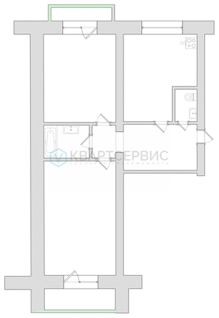 
  Продается 2-комн. квартира 70.2 м². Фото 25.