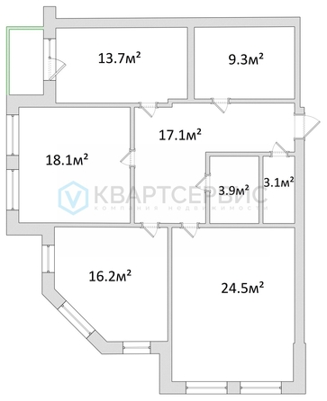 
  Продается 3-комн. квартира 105.9 м². Фото 28.