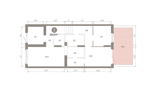 
  Продается 2-комн. квартира 104.61 м², в ЖК Кварталы Драверта, дом 3. Фото 1.