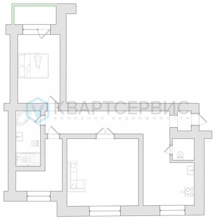 
  Продается 2-комн. квартира 75 м². Фото 32.