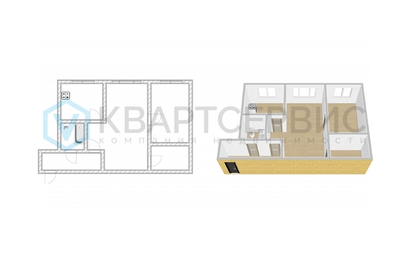 
  Продается 2-комн. квартира 43.9 м². Фото 15.