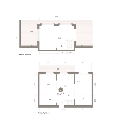 
  Продается 2-комн. квартира 122.7 м², в ЖК Кварталы Драверта, дом 4. Фото 1.