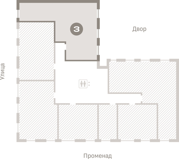 
  Продается 3-комн. квартира 84.37 м², в ЖК Кварталы Драверта, дом 3. Фото 3.