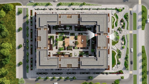 
  Продается 3-комн. квартира 91.73 м², в ЖК Кварталы Драверта, дом 3. Фото 2.
