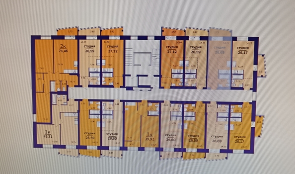 
  Продается 1-комн. квартира 27 м². Фото 12.