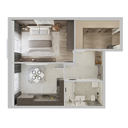 
  Продается 1-комн. квартира 46.7 м², в ЖК Северное Сияние Премиум. Фото 3.