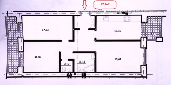 
  Продается 3-комн. квартира 88 м². Фото 2.
