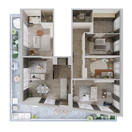 
  Продается 4-комн. квартира 193.2 м², в ЖК Северное Сияние Премиум. Фото 3.