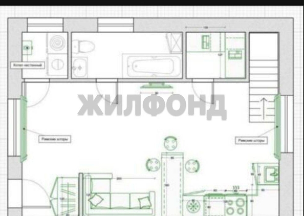 
   Продам дом, 80 м², Томск

. Фото 11.
