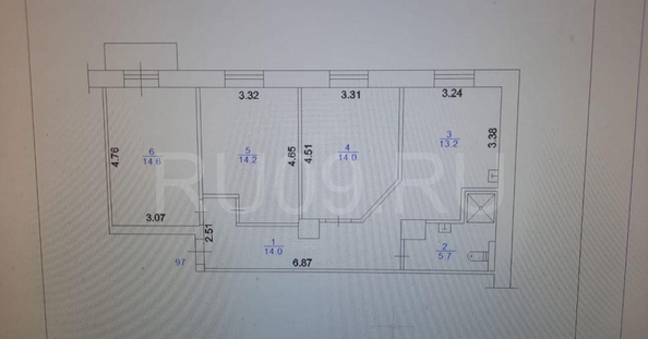 
  Продается 3-комн. квартира, 75.7 м², Кирова пр-кт, д. 37
. Фото 1.