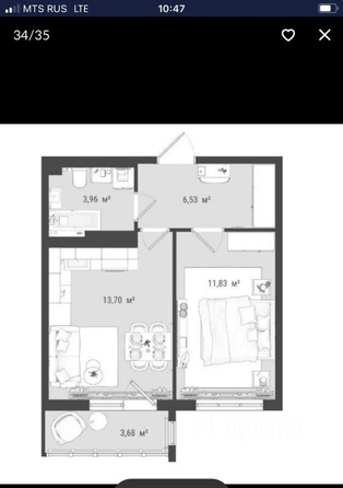
  Продается 2-комн. квартира, 41 м², ЖК Войков, дом 2
. Фото 3.