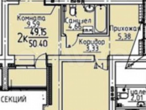 
  Продается 2-комн. квартира, 49.7 м², ЖК Гран-Парадизо
. Фото 29.