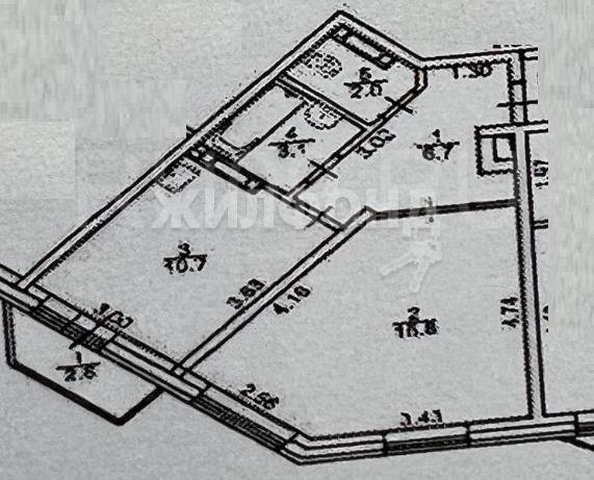 
   Продам 2-комнатную, 41.3 м², Береговая ул, 13

. Фото 7.