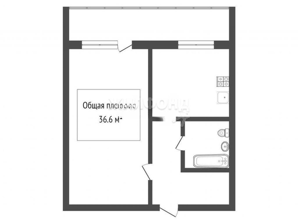 
   Продам 1-комнатную, 36.6 м², Сибирская ул, 112

. Фото 11.