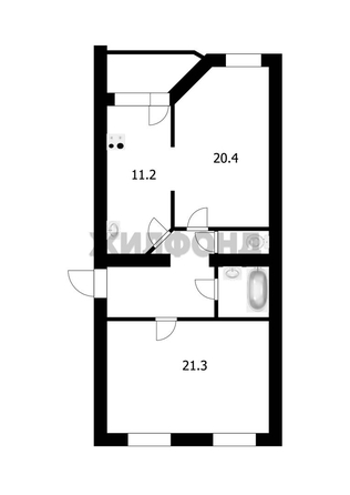 
  Продается 2-комн. квартира, 65.9 м², Красноармейская ул, д. 51/1
. Фото 17.