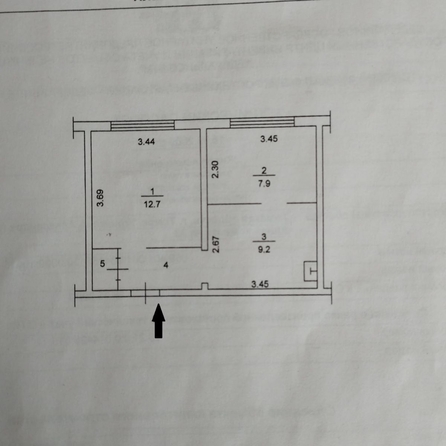 
   Продам 2-комнатную, 34 м², Угрюмова Александра ул, 2Б

. Фото 4.