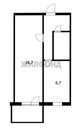 
  Продается 1-комн. квартира, 32.5 м², 5 Армии ул, д. 13
. Фото 7.
