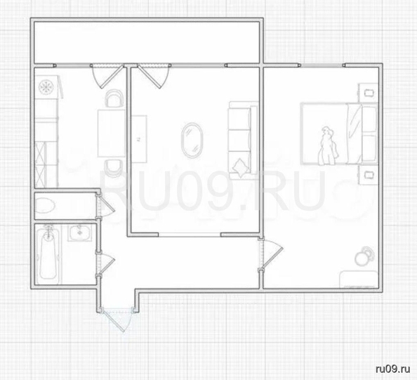 
   Продам 2-комнатную, 52 м², Фрунзе пр-кт, 77б

. Фото 8.