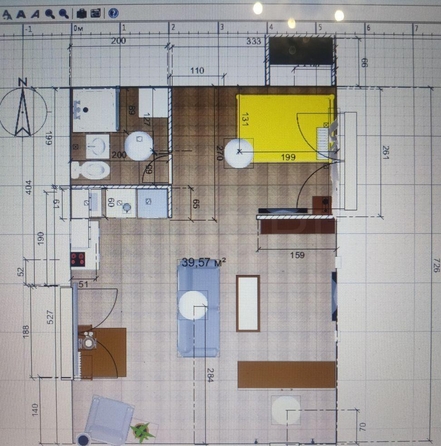 
  Продается 1-комн. квартира, 40 м², Мокрушина ул, д. 20/1
. Фото 27.