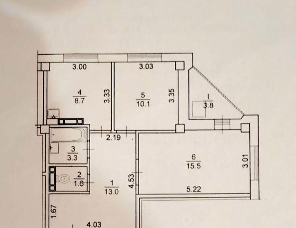 
  Продается 2-комн. квартира, 52 м², Архитекторов ул, д. 8
. Фото 1.