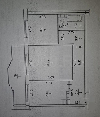 
  Продается 2-комн. квартира, 51.9 м², Урожайный пер, д. 30
. Фото 19.