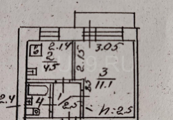 
  Продается 1-комн. квартира, 21 м², Пирогова ул, д. 7
. Фото 14.