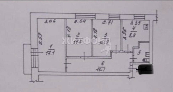 
   Продам 3-комнатную, 60.4 м², Беринга ул, 16

. Фото 13.