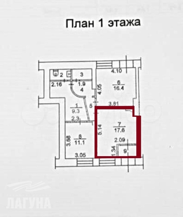 
   Сдам помещение свободного назначения, 17.6 м², Пушкина ул, 54

. Фото 1.