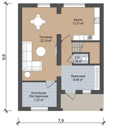 
   Продам дом, 125 м², Зональная Станция

. Фото 7.