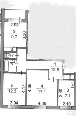 
   Продам 3-комнатную, 64.1 м², 19 Гвардейской Дивизии ул

. Фото 1.